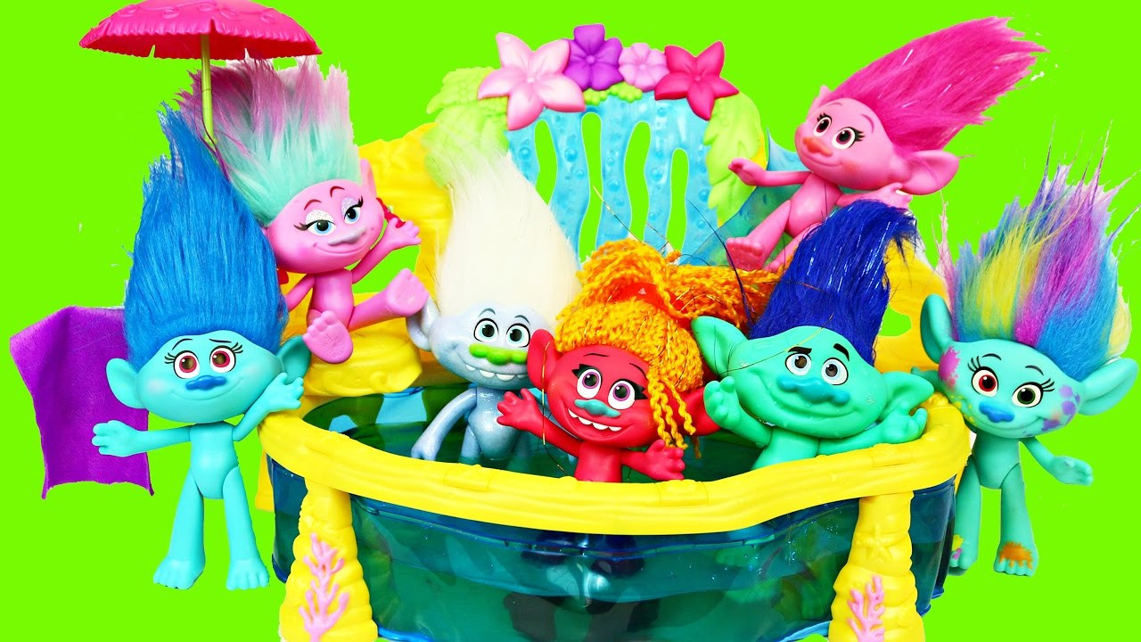 Trolls Pool Birthday Party Ideas
 Trolls Swimming Pool Party Kids Toys