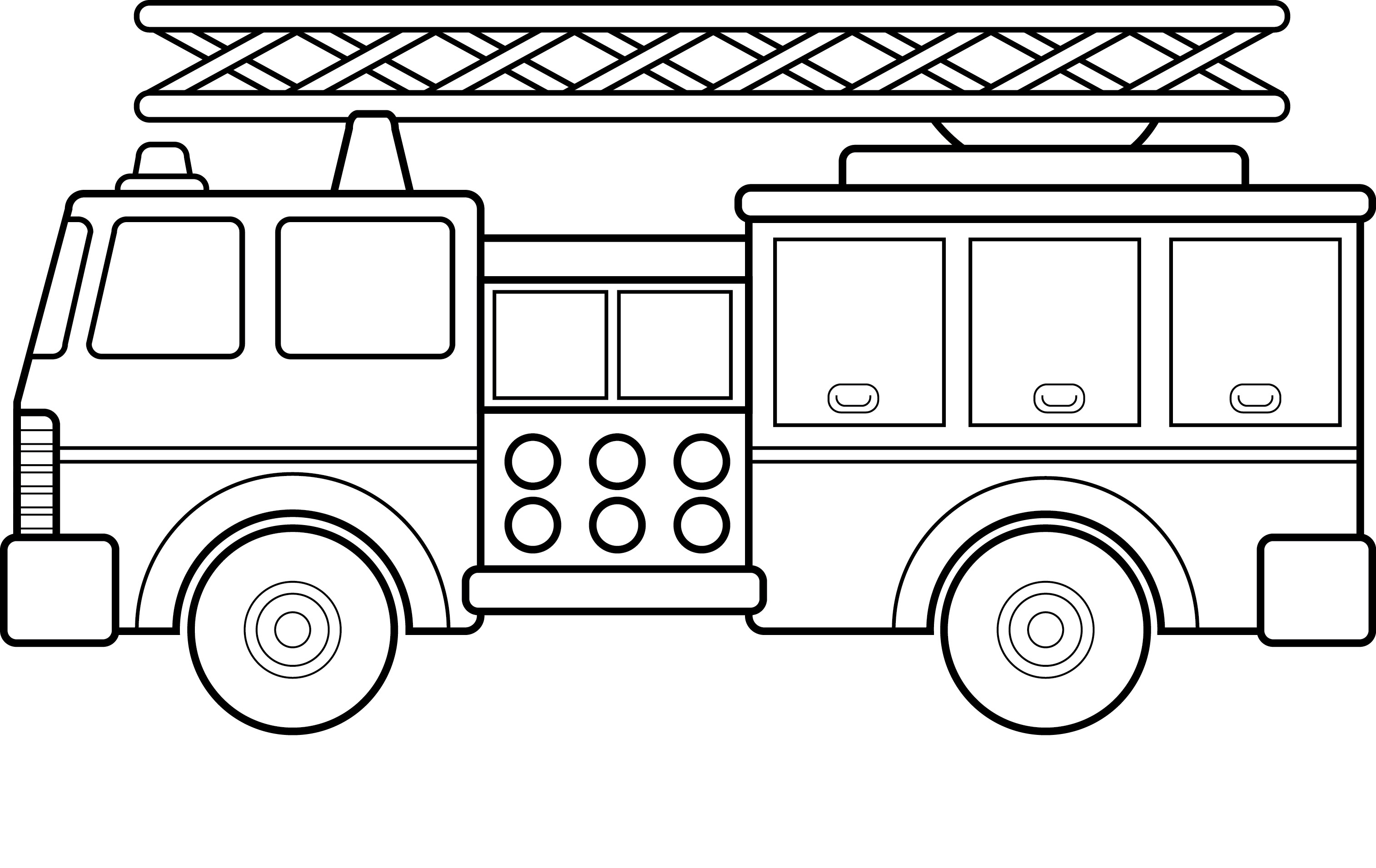 Truck Coloring Pages For Toddlers
 Free Printable Fire Truck Coloring Pages For Kids