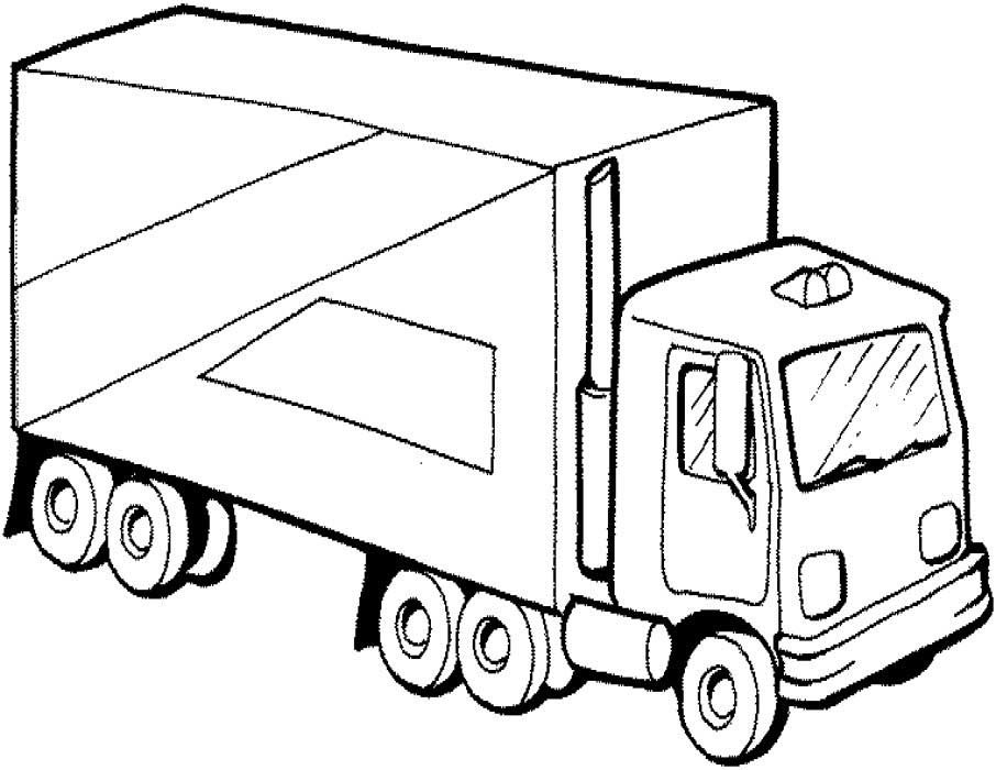 Truck Coloring Pages For Toddlers
 40 Free Printable Truck Coloring Pages Download