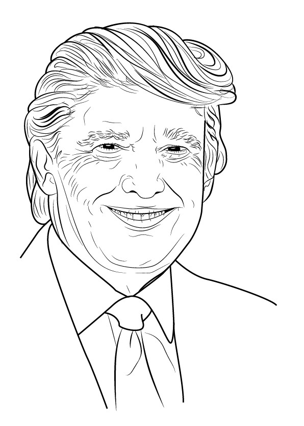 Trump Coloring Pages
 Donald Trump Coloring Pages Best Coloring Pages For Kids