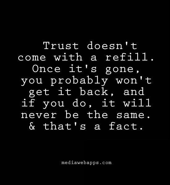 Trust In Relationship Quotes
 25 best Relationship trust quotes on Pinterest