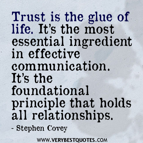 Trust In Relationship Quotes
 Trust Quotes and Trust Quotes with Message