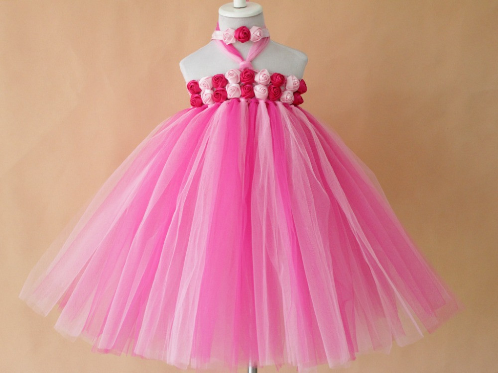 Tulle Dress Toddler DIY
 new bright color flower girls tutu dress retail handmade