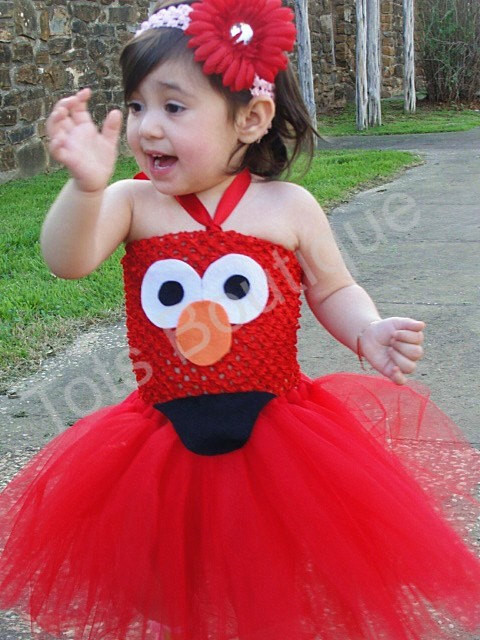 Tulle Dress Toddler DIY
 Items similar to Toddler Elmo Inspired Tutu Dress on Etsy