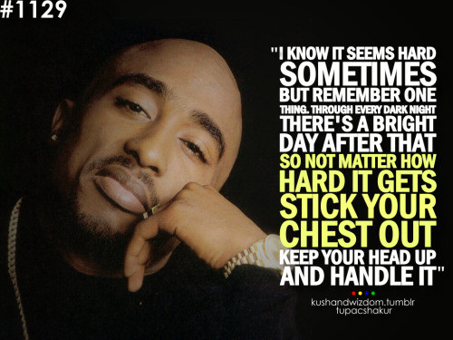 Tupac Inspirational Quote
 Tupac Quotes About Life QuotesGram