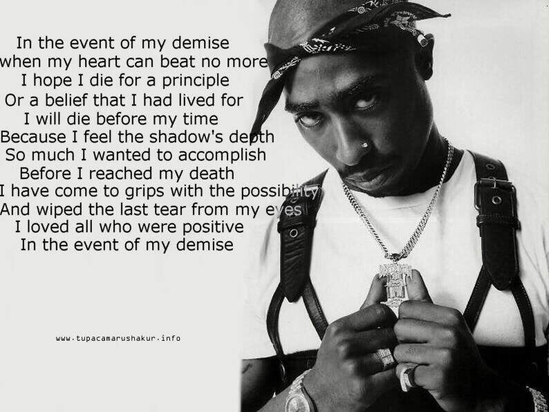 Tupac Inspirational Quote
 Tupac Quotes About Moving QuotesGram