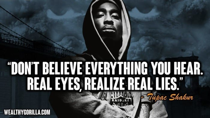 Tupac Inspirational Quote
 32 Tupac Quotes About Friends Life & Moving
