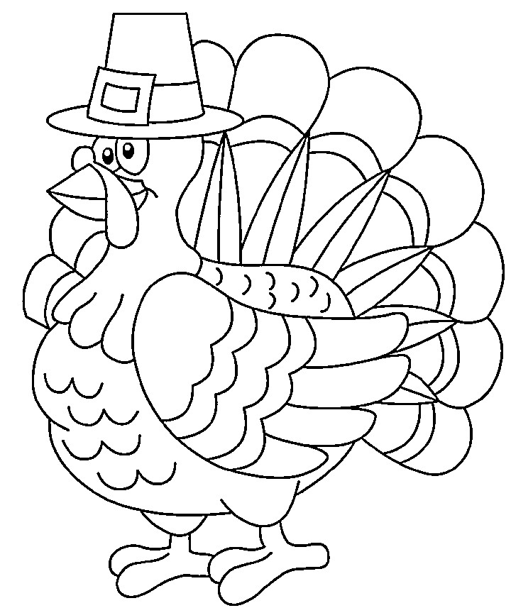 Turkey Printable Coloring Pages
 Thanksgiving Turkey Coloring Pages to Print for Kids