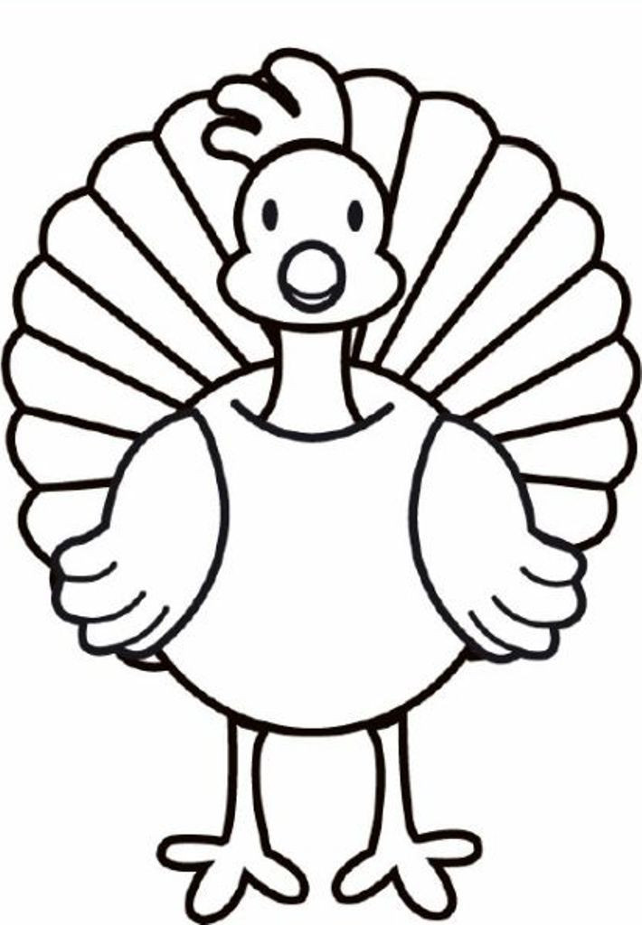 Turkey Printable Coloring Pages
 Turkey Coloring Pages Printable For Preschool Coloring Home