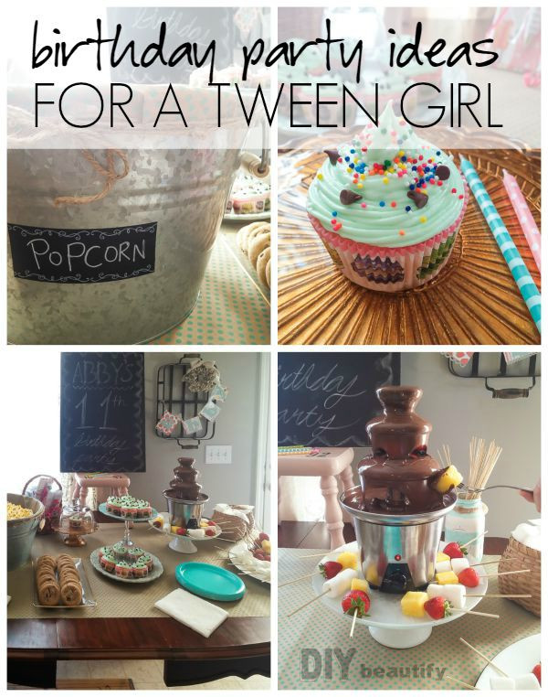 Tween Birthday Party Themes
 Birthday Party Ideas for a Tween Girl