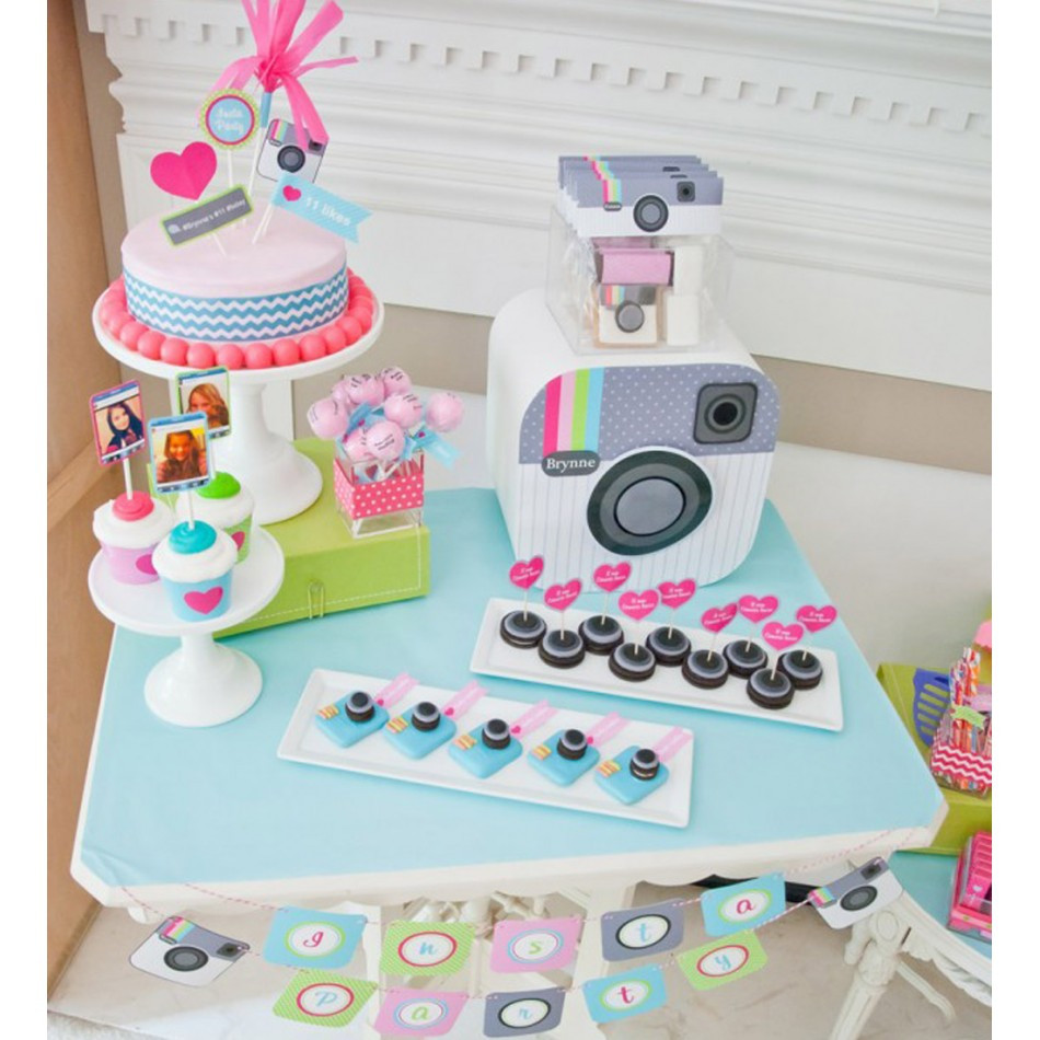 Tween Birthday Party Themes
 Insta Party Teen Tween Birthday Party Customized Camera Face