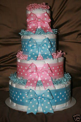 Twin Baby Shower Gift Ideas
 Best 25 Twin diaper cake ideas on Pinterest