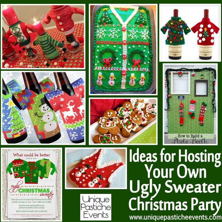 Ugly Sweater Christmas Party Ideas
 Ideas for Hosting Your Own Ugly Sweater Christmas Party
