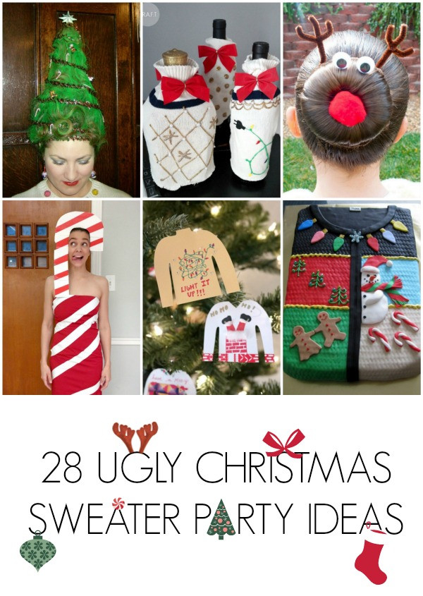 Ugly Sweater Christmas Party Ideas
 28 Ugly christmas sweater party ideas C R A F T