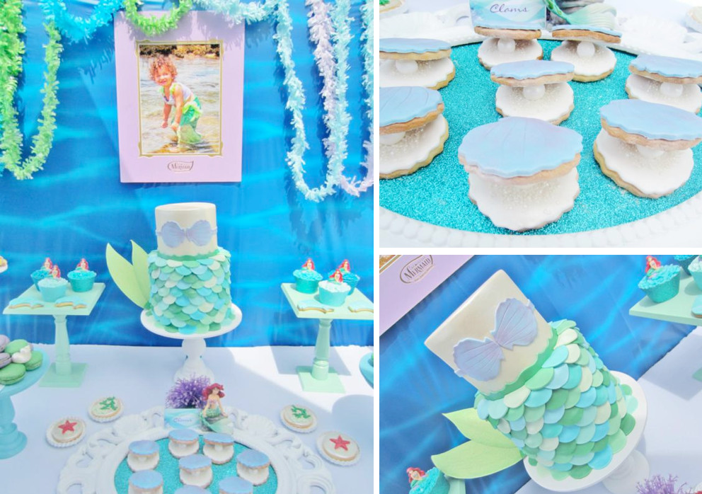 Under The Sea Mermaid Party Ideas
 Kara s Party Ideas Disney Princess Ariel Ocean Under the