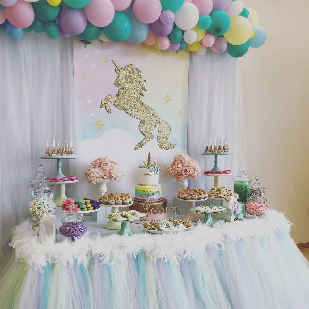 Unicorn 1St Birthday Party Ideas
 Take a look at this stunning Unicorn 1st Birthday Party