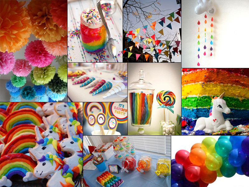 Unicorn And Rainbow Birthday Party Ideas
 Inspiration Enchanted Unicorn & Rainbow Birthday Party