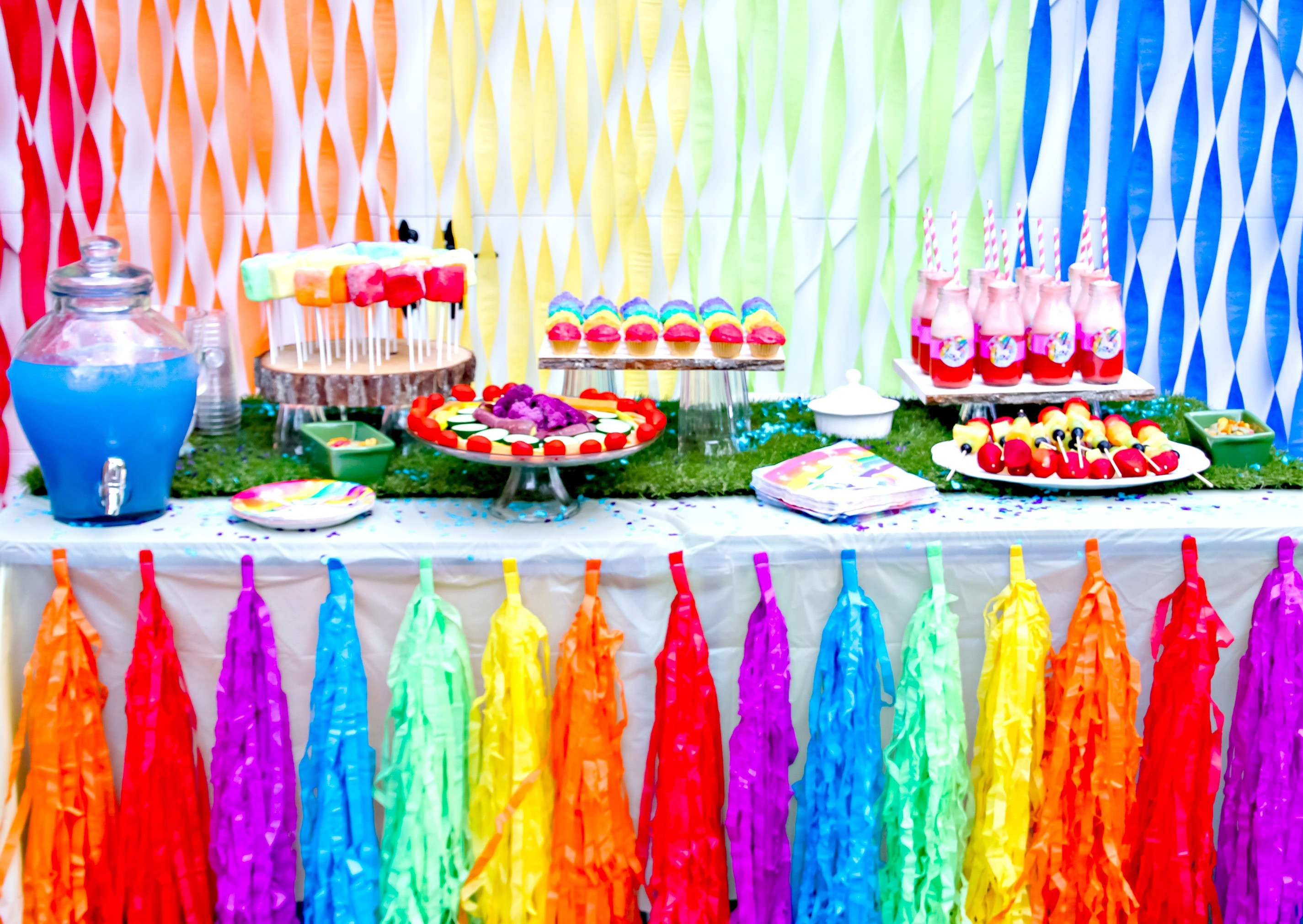 Unicorn And Rainbow Birthday Party Ideas
 Unicorn Birthday Party