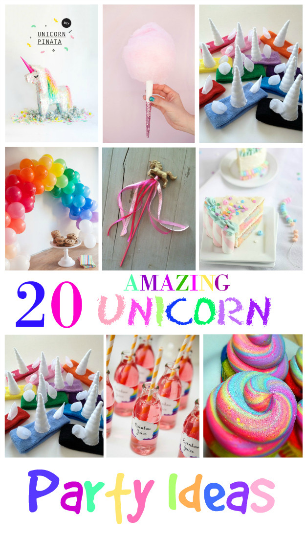 Unicorn And Rainbow Birthday Party Ideas
 20 Amazing Unicorn Birthday Party Ideas for Kids