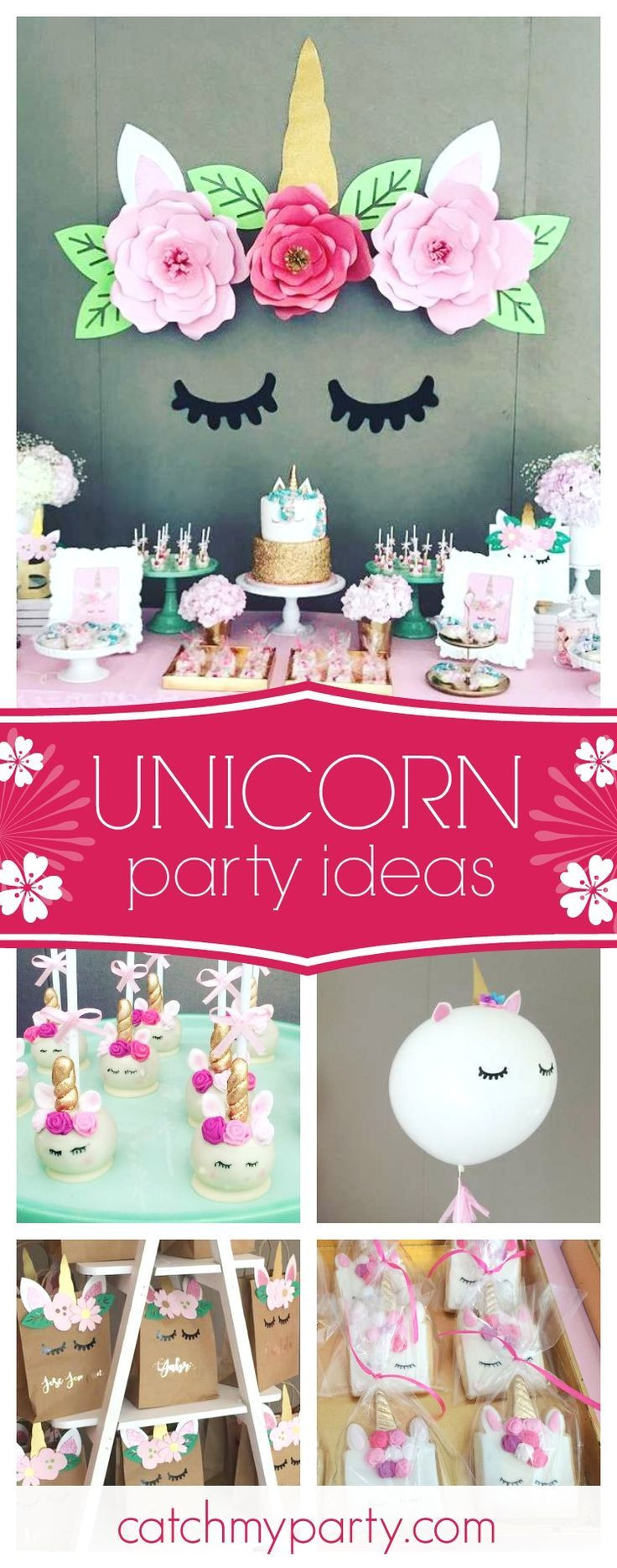 Unicorn Bday Party Ideas
 Best 25 Unicorn birthday parties ideas on Pinterest