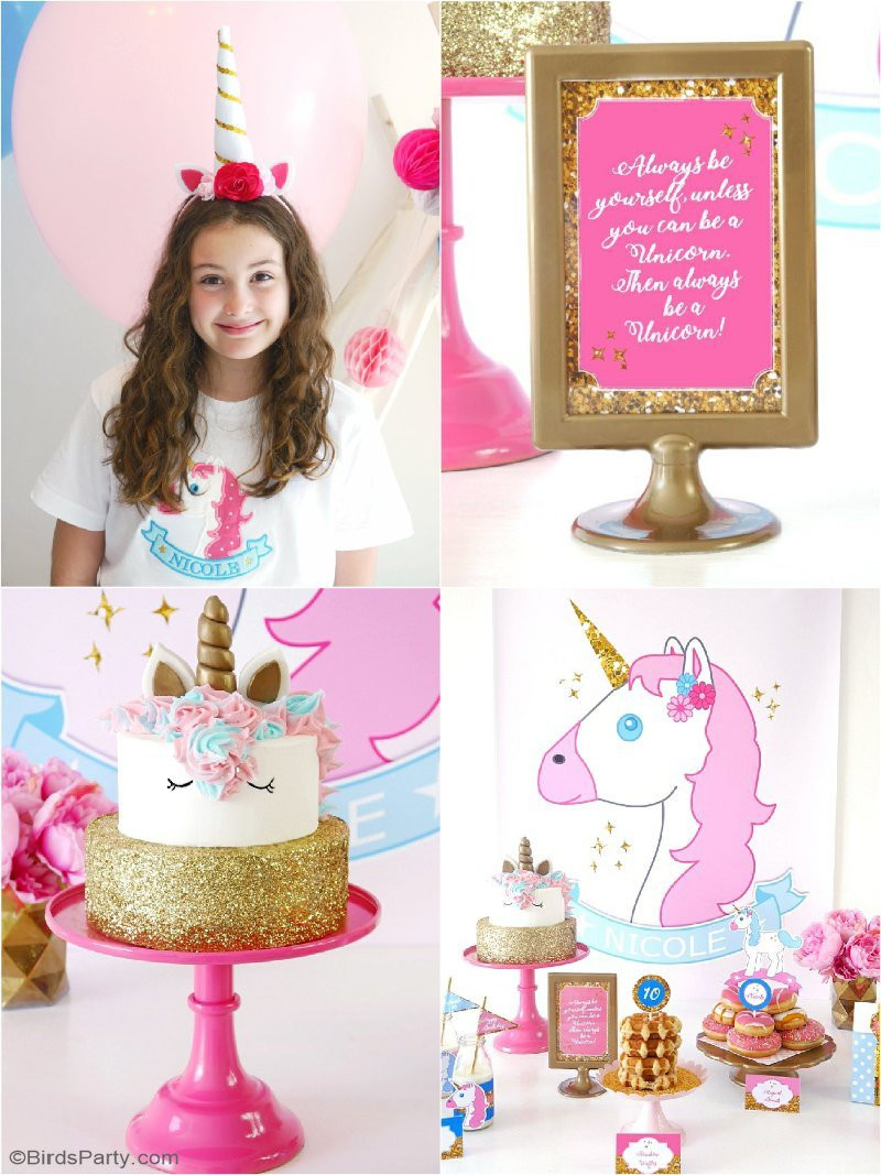 Unicorn Birthday Party
 My Daughter s Unicorn Birthday Slumber Party Party Ideas