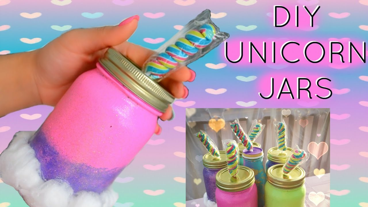 Unicorn Birthday Party Ideas Diy
 DIY UNICORN MASON JARS UNICORN PARTY DECOR