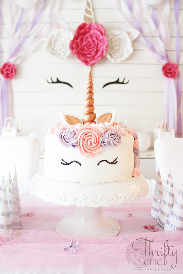 Unicorn Birthday Party Ideas Diy
 Thrifty and Chic DIY Projects and Home Decor