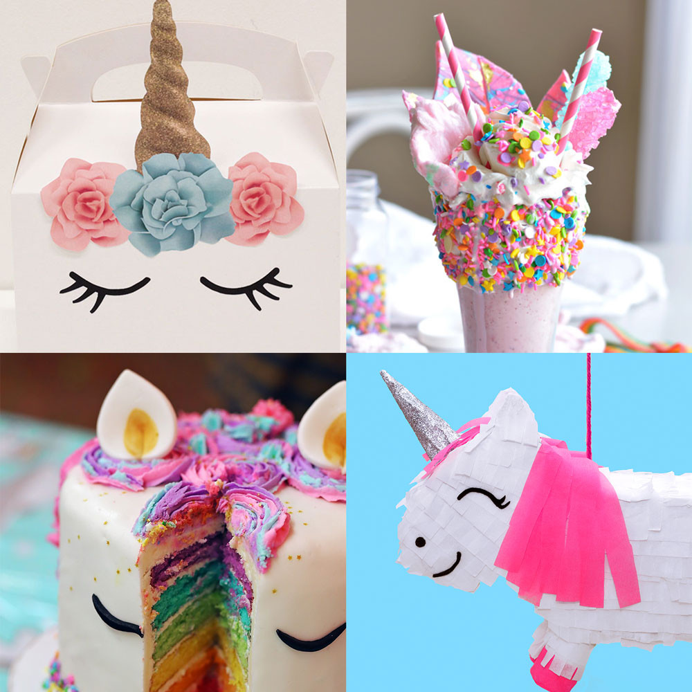 Unicorn Birthday Party Ideas Diy
 10 DIY Unicorn Party Ideas — Doodle and Stitch