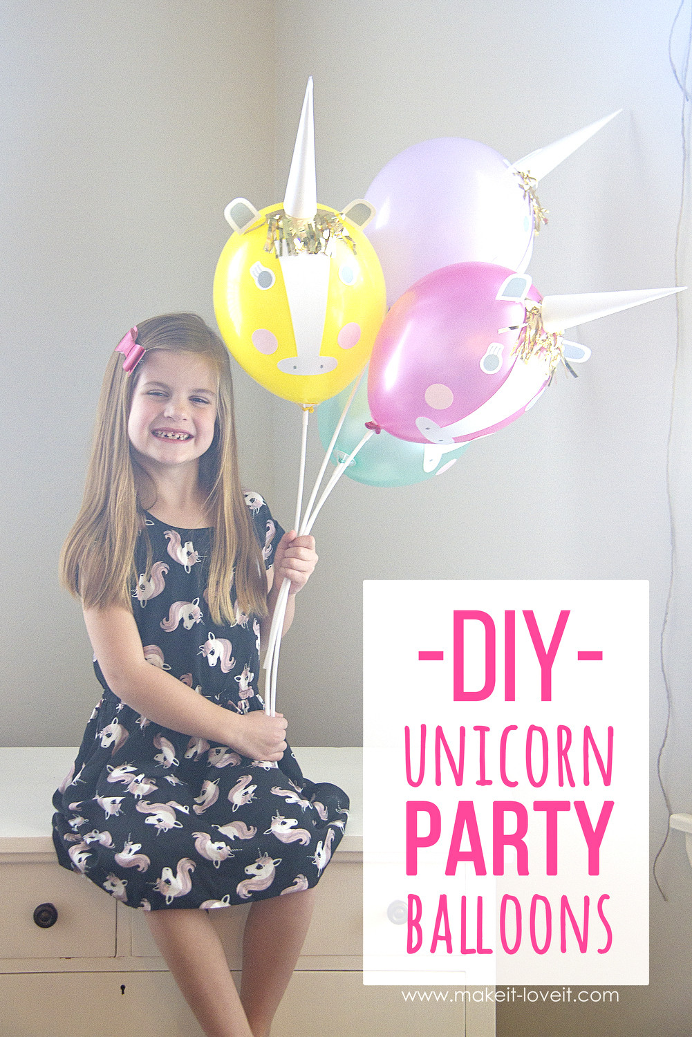 Unicorn Birthday Party Ideas Diy
 DIY Unicorn Party Balloons