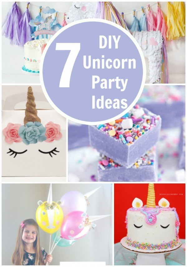 Unicorn Birthday Party Ideas Diy
 7 DIY Unicorn Party Ideas – Party Ideas