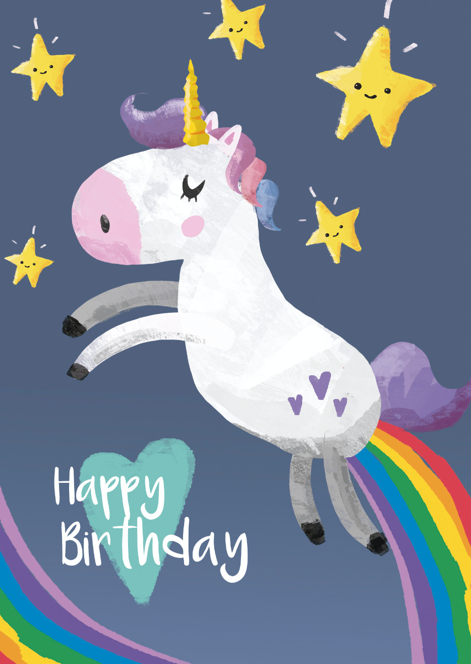 Unicorn Birthday Wishes
 Happy Birthday