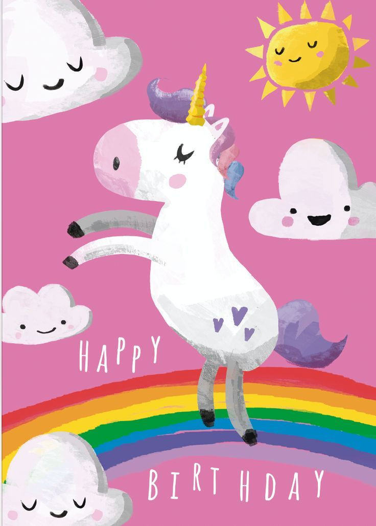 Unicorn Birthday Wishes
 Happy birthday Unicorn 9 printable cards set OFF