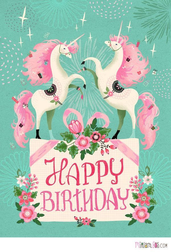 Unicorn Birthday Wishes
 Unicorn Birthday Card Unicorn Almighty