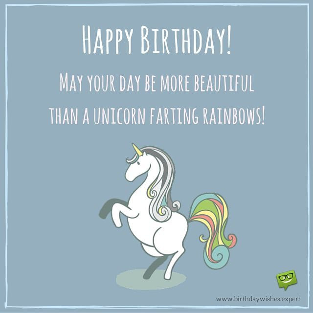 Unicorn Birthday Wishes
 Cracking Birthday Jokes