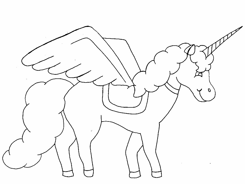 Unicorn Coloring Pages For Kids
 Free Printable Unicorn Coloring Pages For Kids