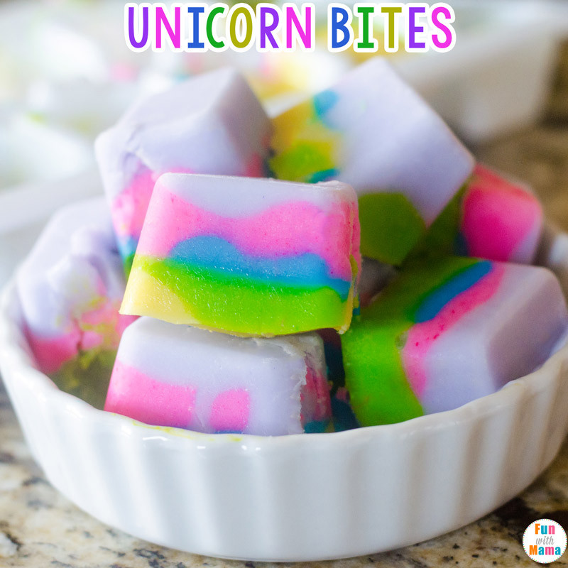 Unicorn Food Party Ideas
 Unicorn Inspired Food Unicorn Yogurt Bites Fun with Mama