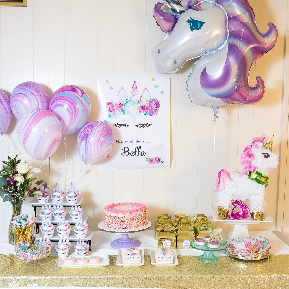 Unicorn Party Decorating Ideas
 Sparkling Unicorn Party Supplies and Inspiration TINSELBOX