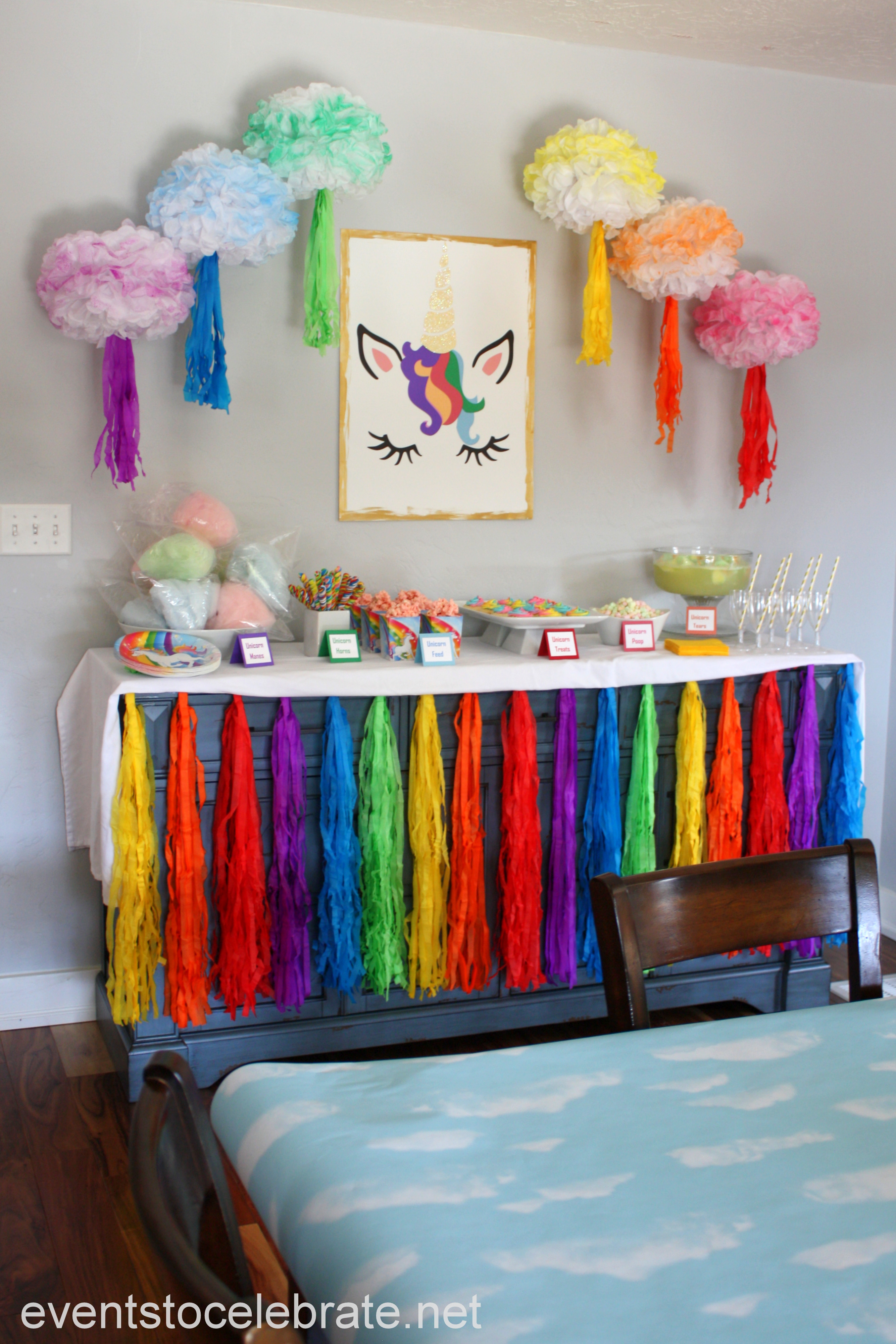 Unicorn Party Decorating Ideas
 Unicorn Party Decorations and Food