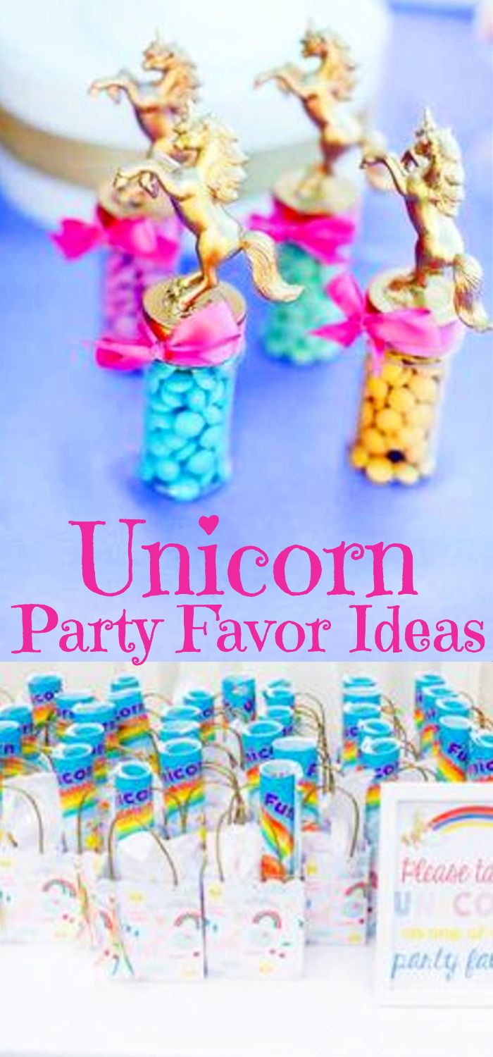 Unicorn Party Favor Ideas
 Best 25 Unicorn party supplies ideas on Pinterest