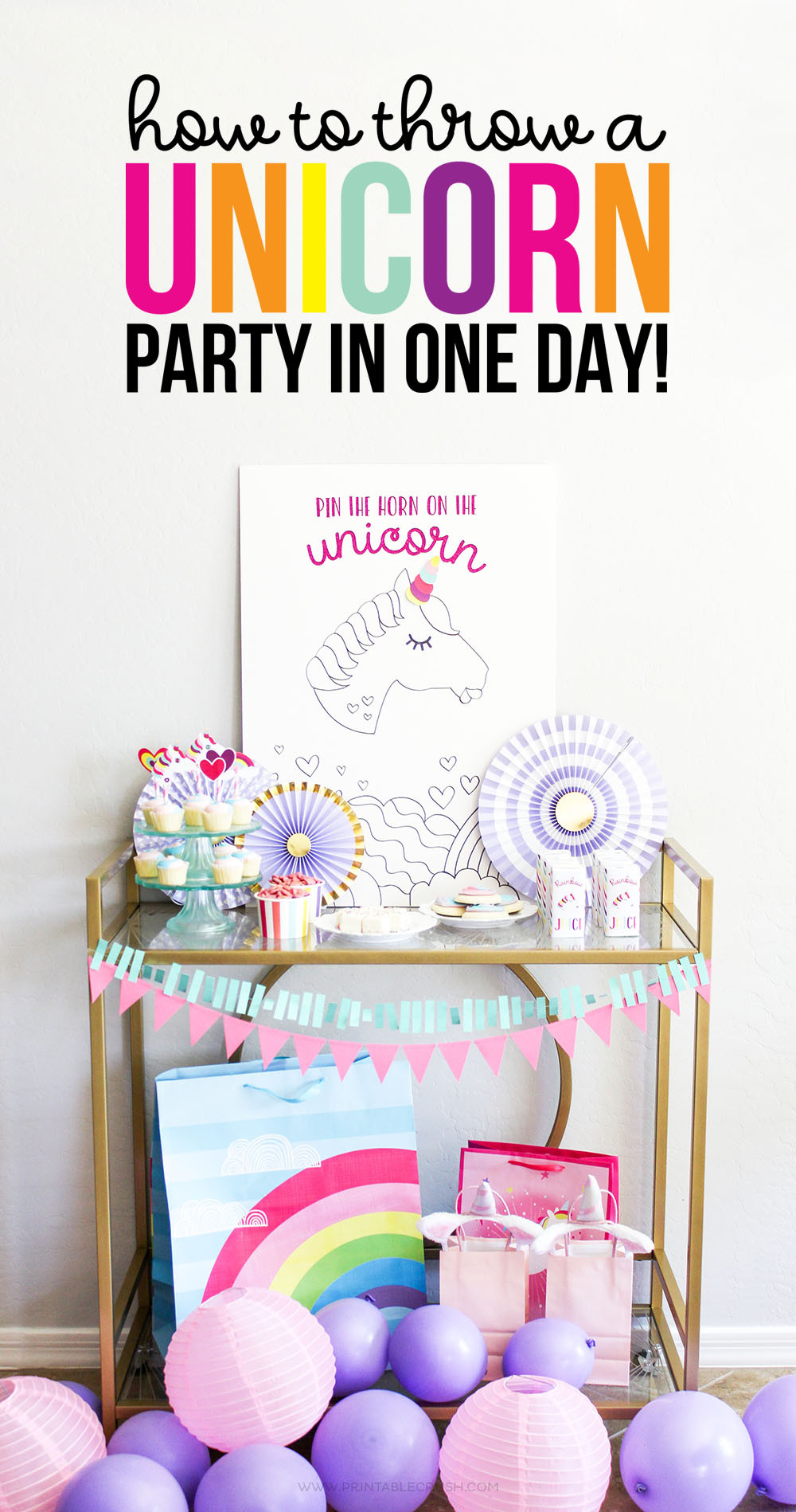 Unicorn Party Ideas On A Budget
 How to Throw a Bud Friendly Unicorn Party in e Day