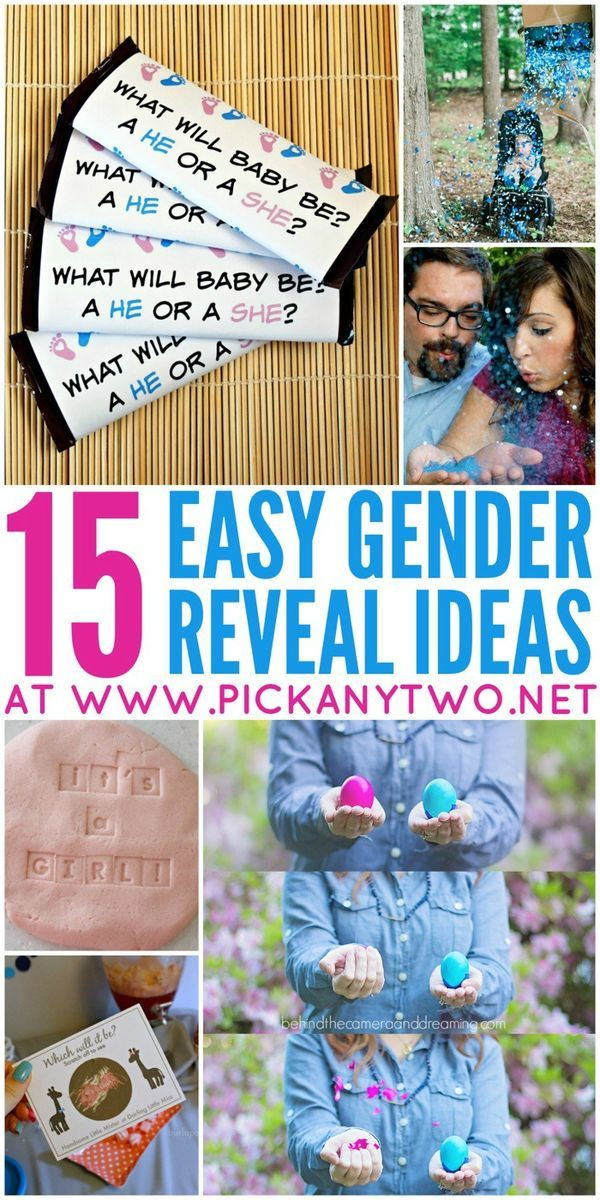Unique Baby Gender Reveal Party Ideas
 Best 25 Baby gender revealing ideas on Pinterest