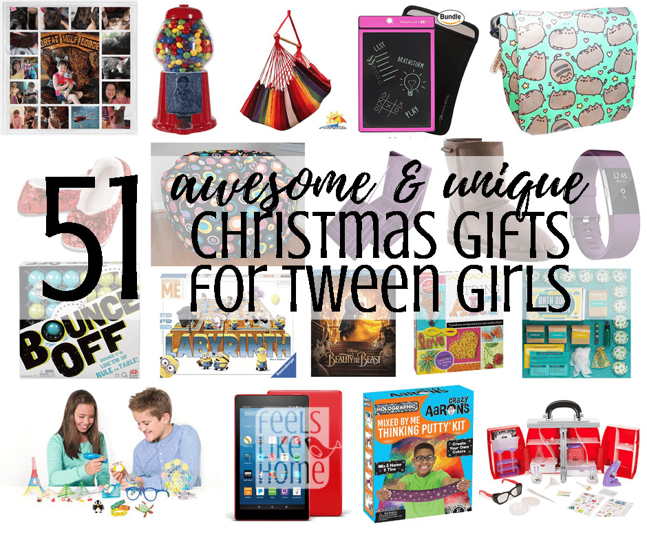 Unique Gift Ideas For Girls
 58 Awesome & Unique Christmas Gift Ideas for Tween Girls