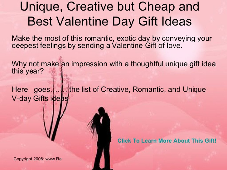 Unique Valentine'S Day Gift Ideas
 10 Unique Valentine s day Gift Ideas