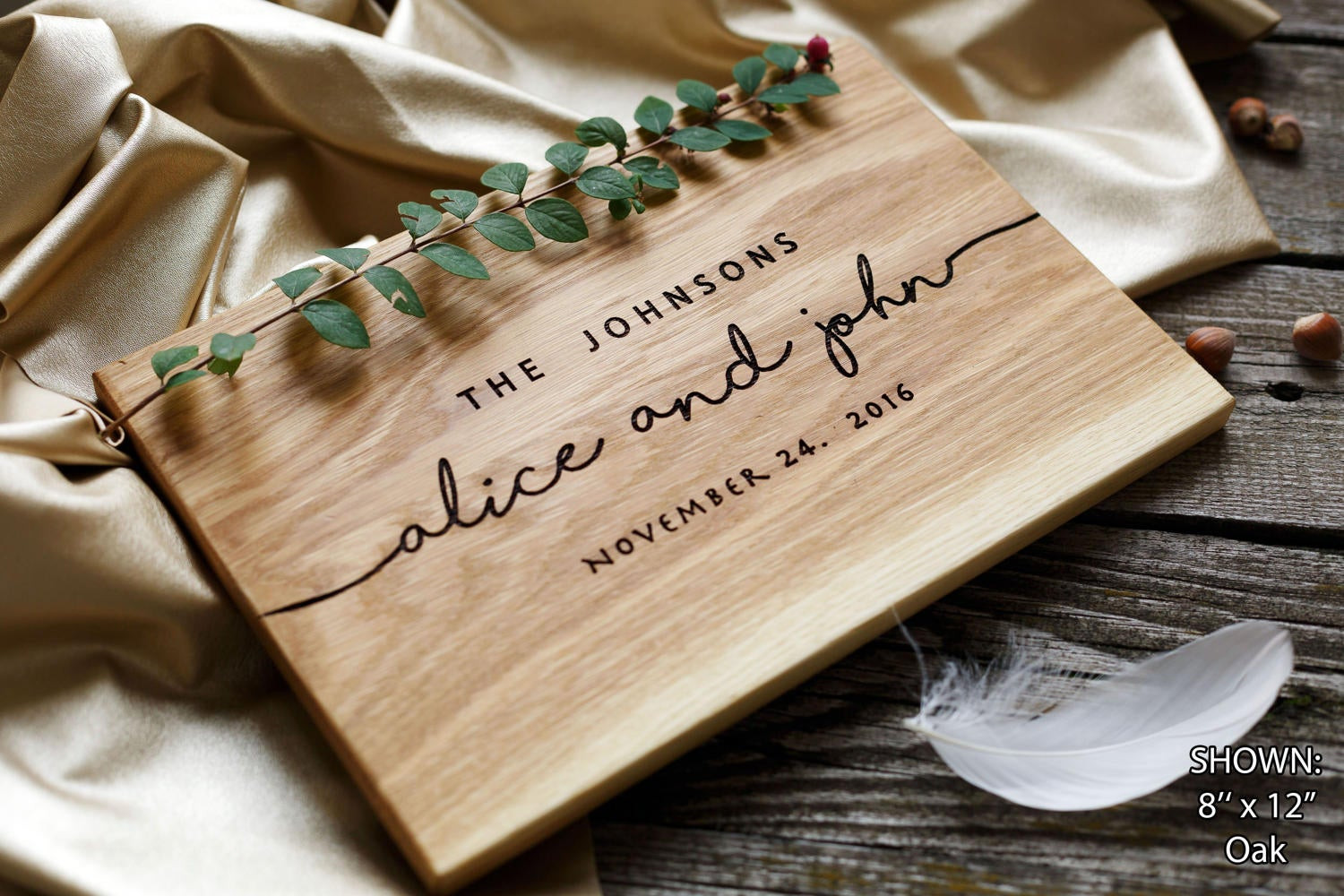 Unique Wedding Gift Ideas For Couples
 Wedding Gift Personalized Cutting Board Gift for couple Unique