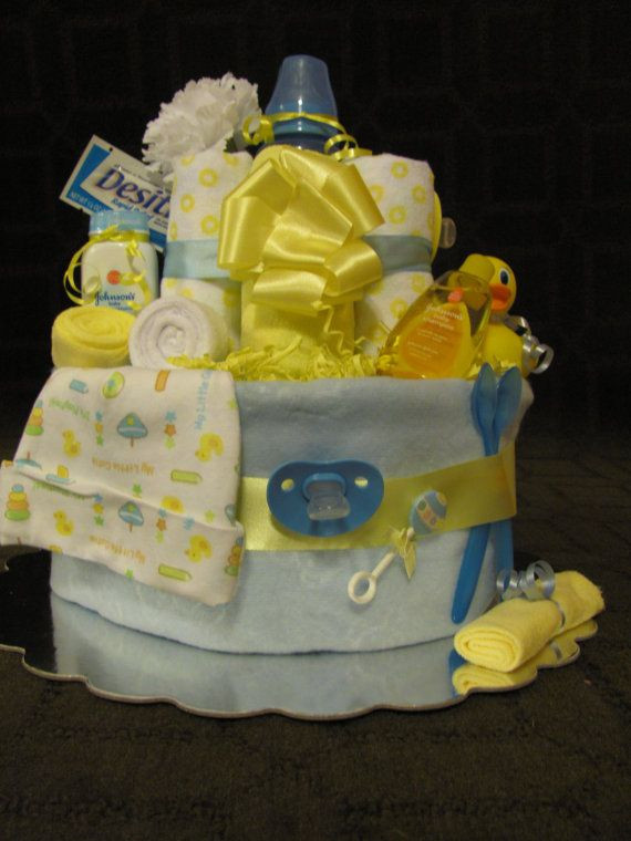 Unisex Baby Gift Ideas
 Bath Time Diaper Cake uni Baby shower by