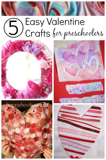Valentine Craft Preschoolers
 5 More Easy Valentine Crafts for Toddlers Happy Hooligans
