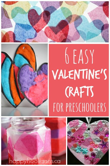 Valentine Craft Preschoolers
 6 Easy Valentine s Crafts for Kids Happy Hooligans