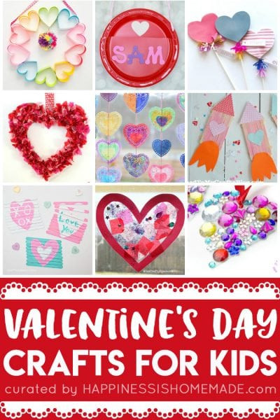 Valentine Day Crafts For Preschoolers Easy
 Happiness is Homemade Quick and Easy Crafts Recipes