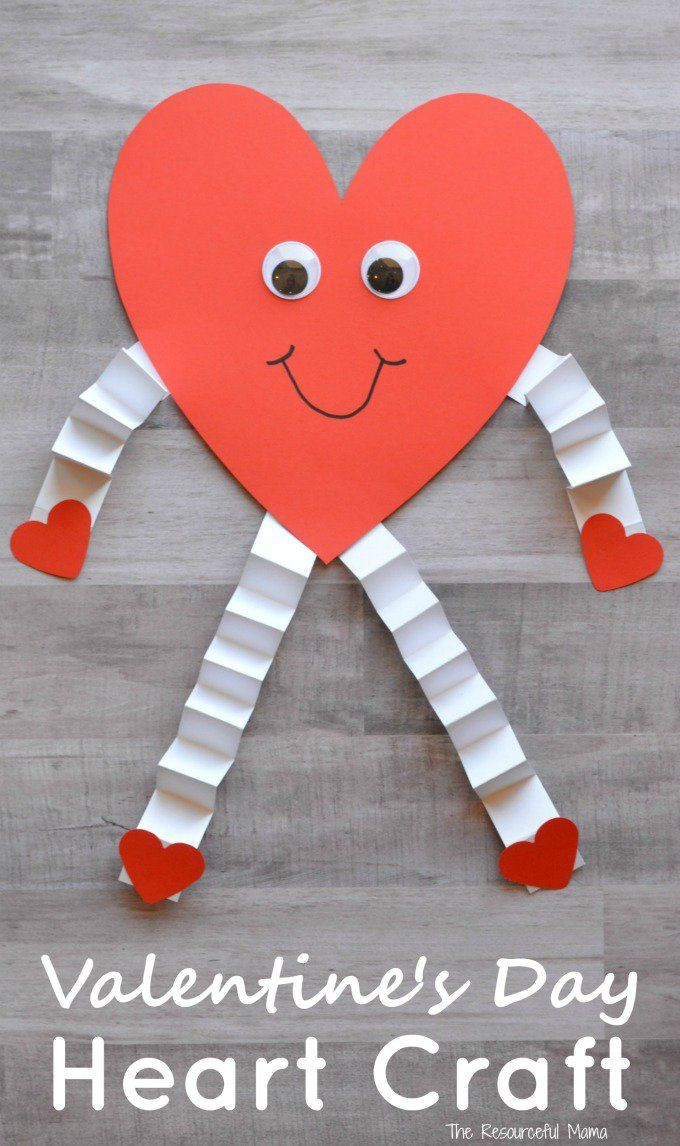 Valentine Day Crafts For Preschoolers Easy
 Valentine s Day Heart Craft for Kids