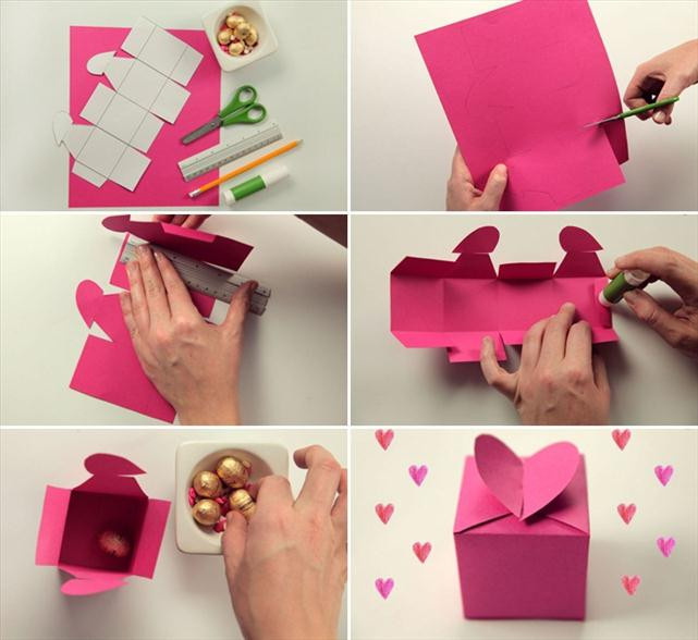 Valentine Gift Box Ideas
 homemade valentine ts wrapping ideas box tutorial heart